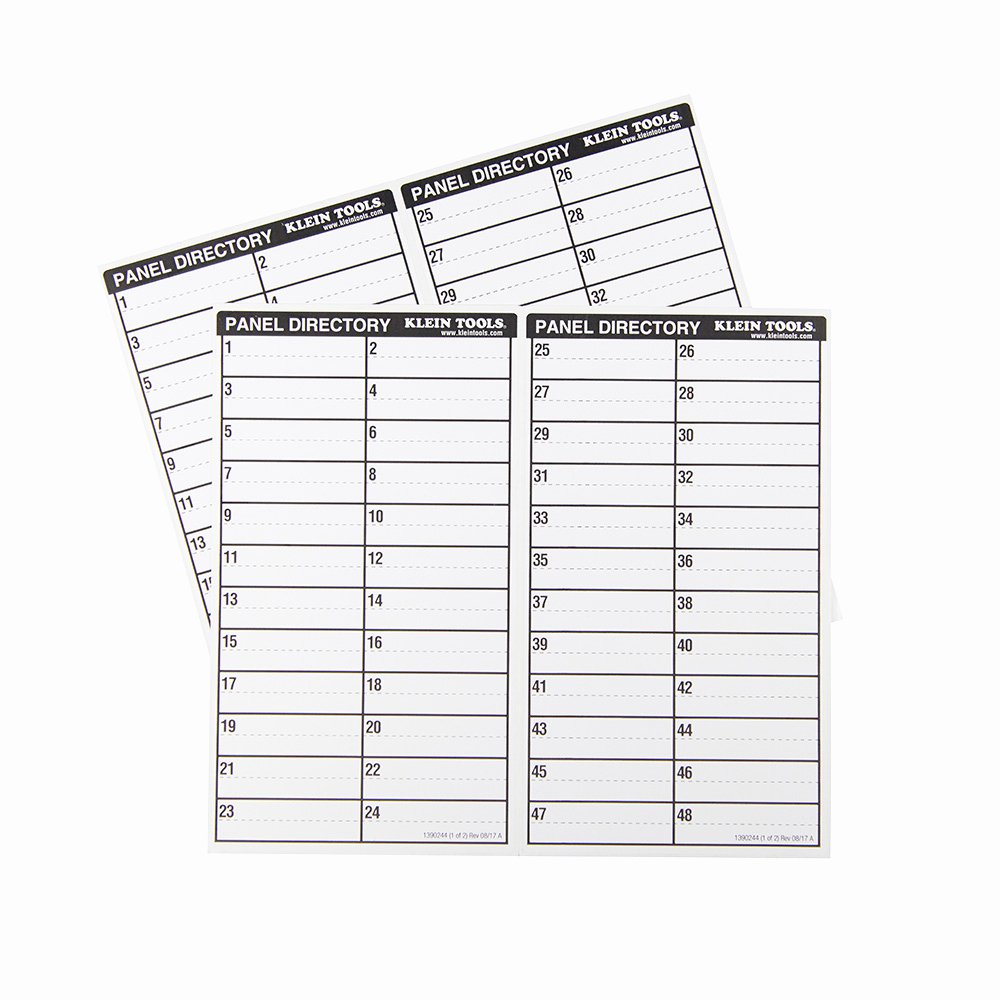 Printable Circuit Breaker Directory Fresh Wire Markers Household Electric Panel W Directory