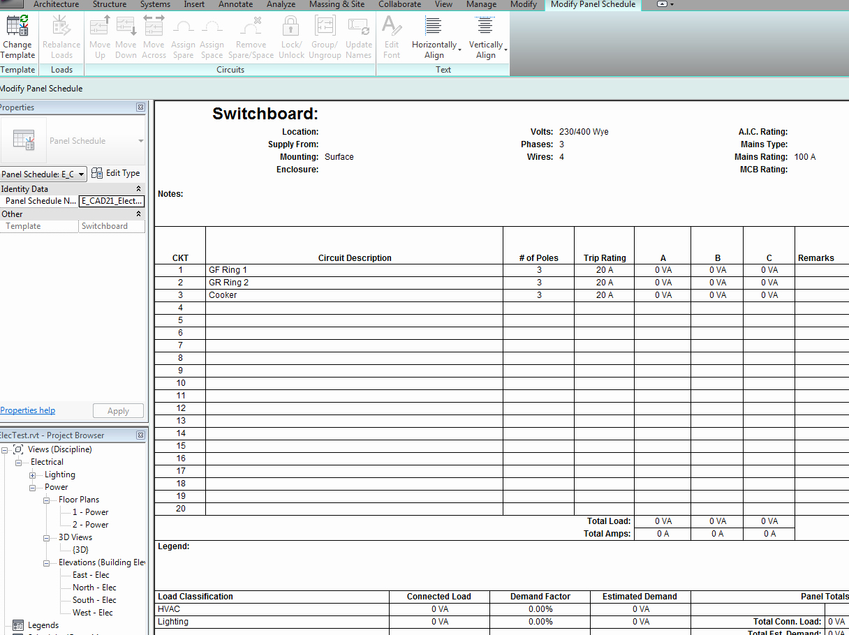 Gallery of Printable Circuit Breaker Directory Template New Panel Schedule Template...