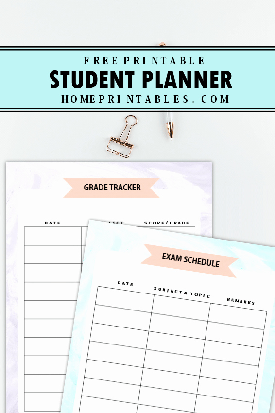 Printable College Student Planner Inspirational the Amazing Student Planner Free Printable to Use today