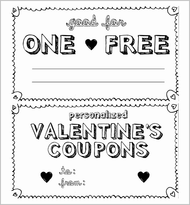 Printable Coupon Template Word Elegant 28 Homemade Coupon Templates – Free Sample Example