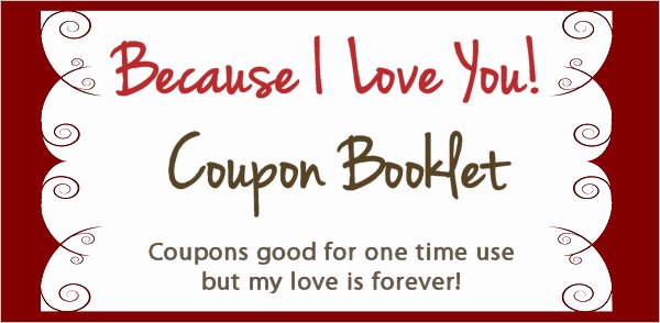 Printable Coupon Template Word Elegant Love Coupon Template