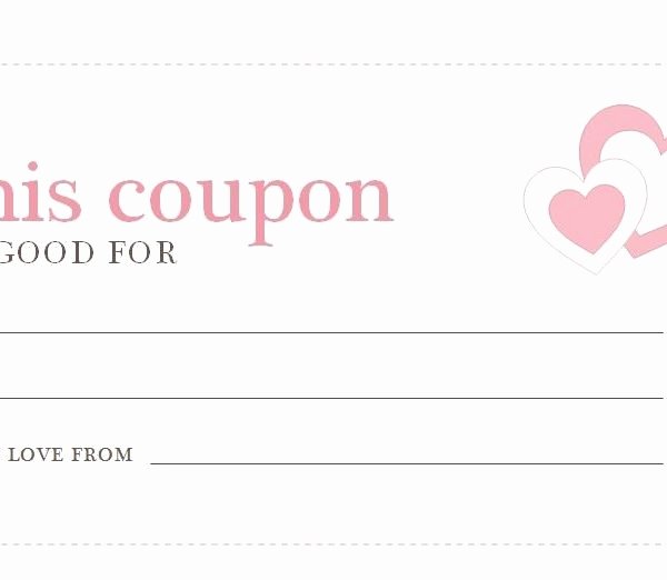 Printable Coupon Template Word Fresh Blank Coupon Template Printable – Yun56 Throughout Love