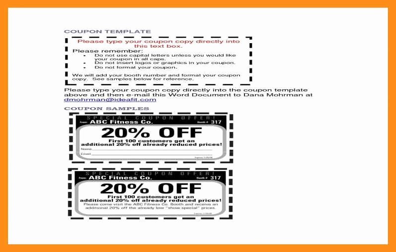 Printable Coupon Template Word Lovely 10 11 Christmas Coupon Template Word