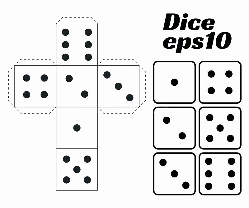 Printable Dice Template Inspirational Nunoassis