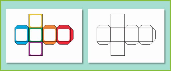 Printable Dice Template Unique Editable Dice Templates Blank Dice