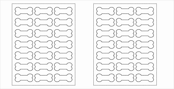 Printable Dog Tag Template Lovely 28 Free Label Templates Free Word Psd Pdf format