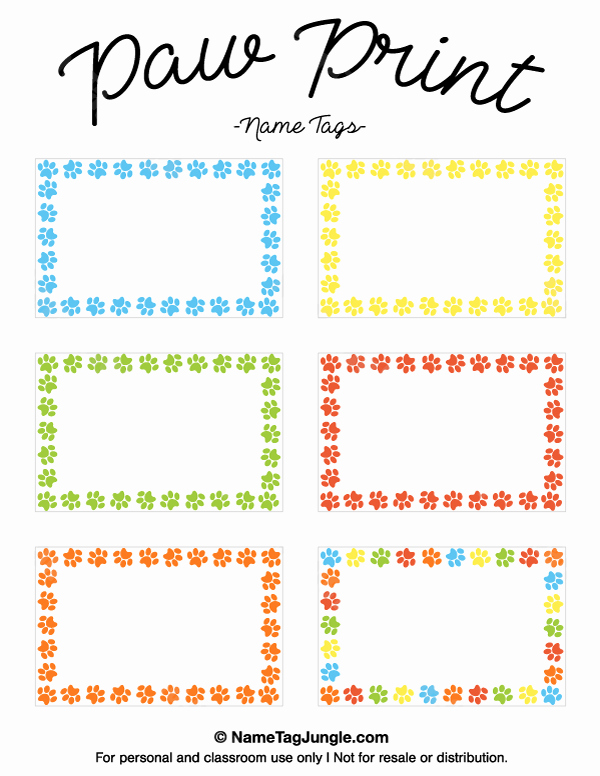 Printable Dog Tags Templates Elegant Pin by Muse Printables On Name Tags at Nametagjungle