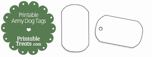 Printable Dog Tags Templates Unique Printable Hand Fan Template — Printable Treats