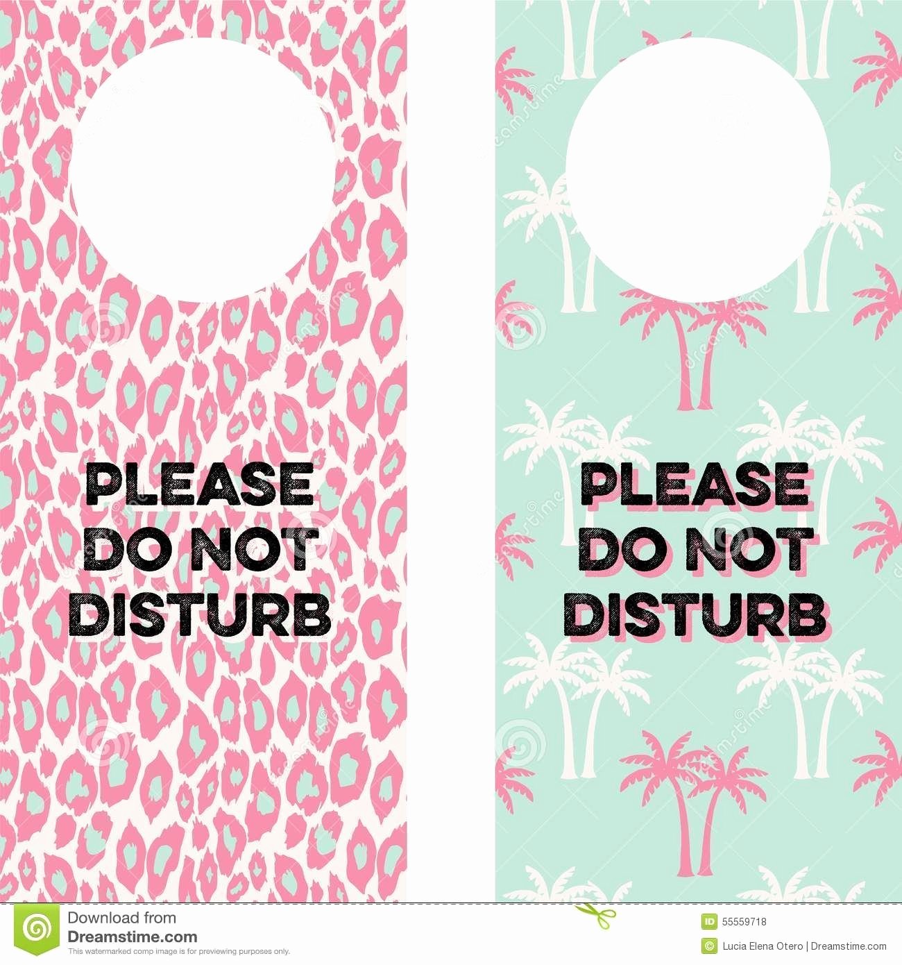 Printable Door Hanger Template Lovely Printable Door Hangers