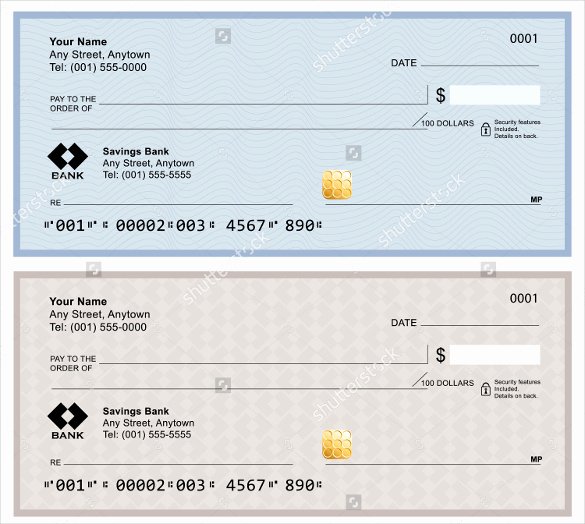 Printable Fake Check Elegant Blank Check Template – 30 Free Word Psd Pdf &amp; Vector