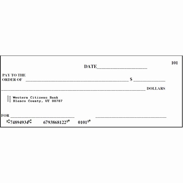 Printable Fake Check Fresh 4 Best Of Printable Writing Checks Worksheets