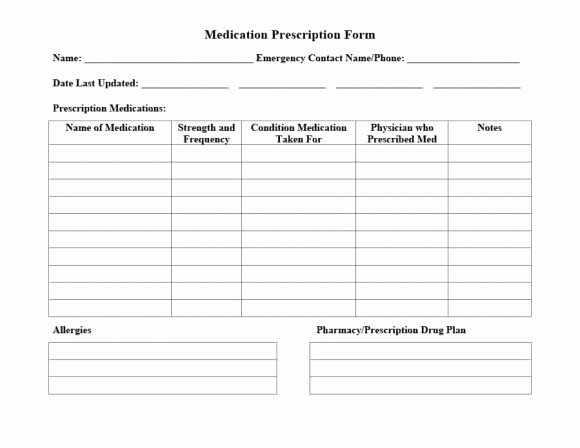 Printable Fake Prescription forms Inspirational 32 Real &amp; Fake Prescription Templates Printable Templates