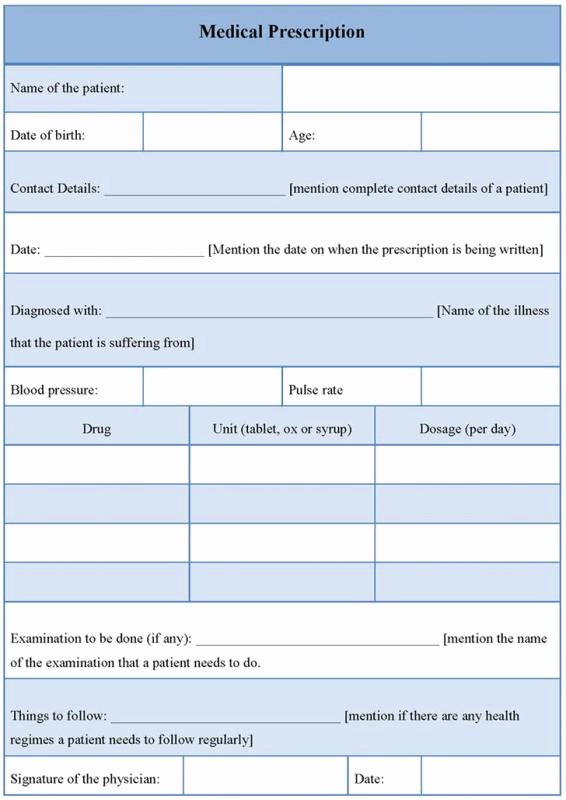 Printable Fake Prescription forms Unique Prescription Pad Template