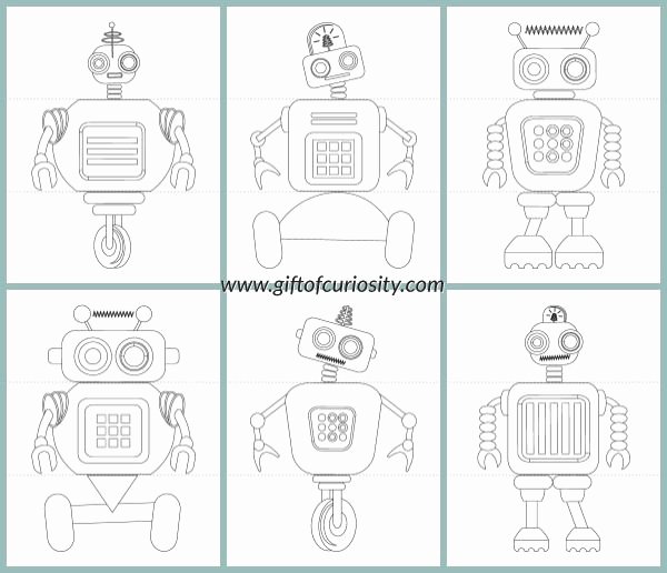Printable Flip Book Template Luxury Flip A Robot Free Printable Activity Book