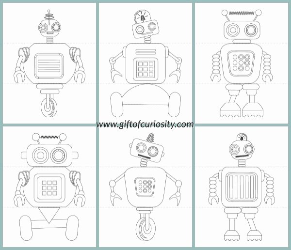 Printable Flip Book Template Luxury Flip A Robot Free Printable Activity Book