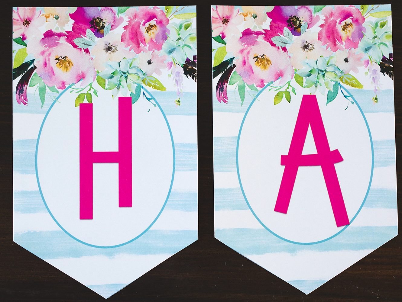 Printable Letter Banners Awesome Free Printable Birthday Banner Six Clever Sisters