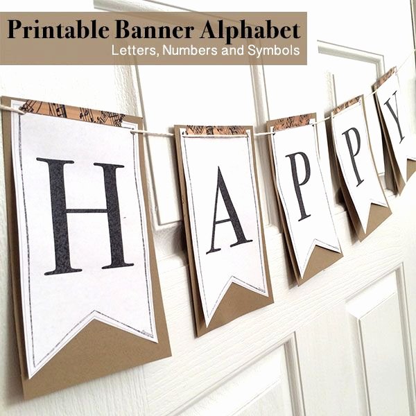 Printable Letter Banners Best Of Printable Full Alphabet for Banners