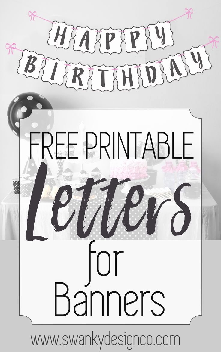 Printable Letter Banners Elegant Best 25 Printable Letters Ideas On Pinterest