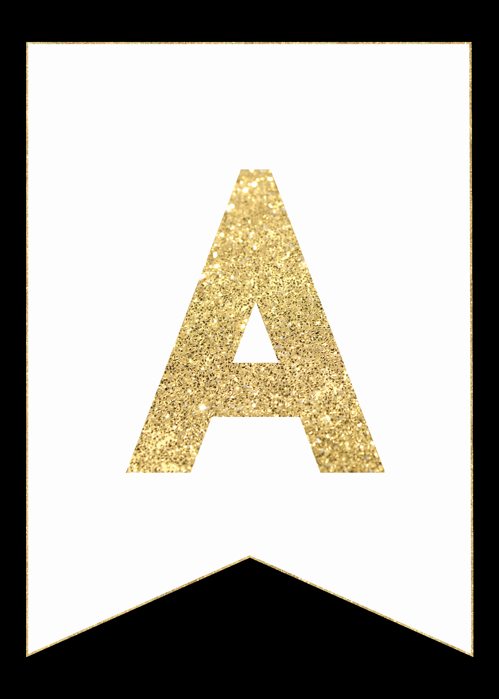 Printable Letter Banners New Gold Free Printable Banner Letters Paper Trail Design