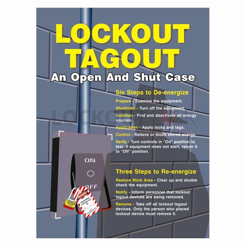 Printable Lock Out Tag Out Tags Best Of Lockout Tagout Poster An Open and Shut Case