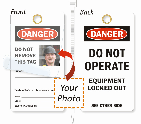 Printable Lock Out Tag Out Tags Elegant Do Not Operate Self Laminating Lockout Tag Sku Tg 1001