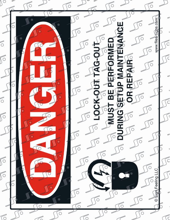 Printable Lock Out Tag Out Tags Fresh File Sign and Label Danger Lock Out Tag Out Must Be