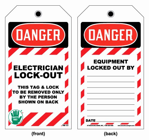 Printable Lock Out Tag Out Tags Inspirational Proper Lockout Tagout Procedures and Stonehouse Lockout