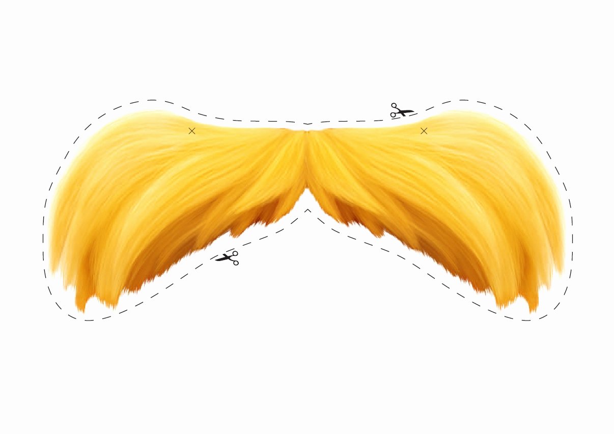 Printable Lorax Mustache and Eyebrows Elegant Lorax Eyebrows Gallery