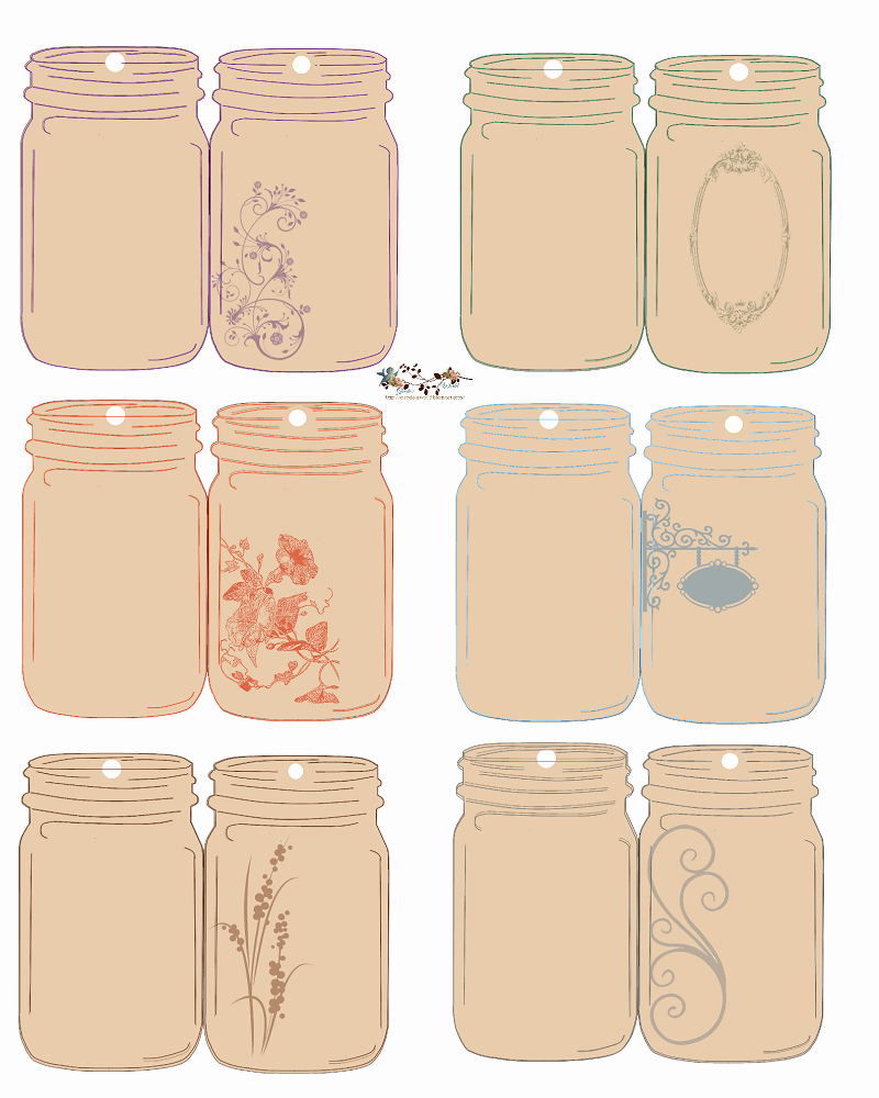 Printable Mason Jar Template Elegant Printable Blank T Tags Foldable Google Search