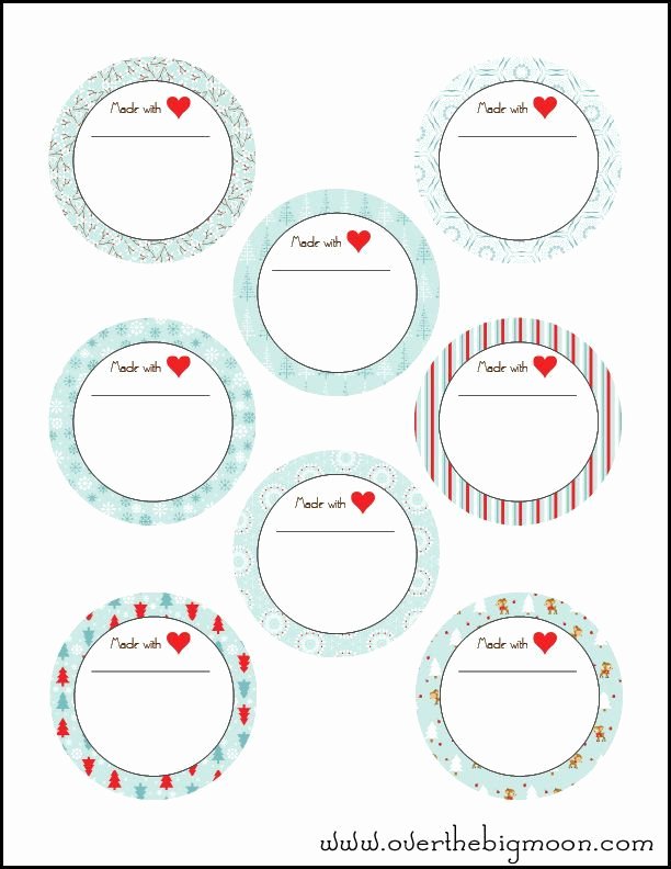 Printable Mason Jar Template New Holiday Jar Labels Craft Ideas