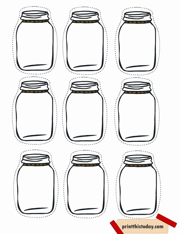 Printable Mason Jar Template Unique Best 25 Free Printable Tags Ideas On Pinterest