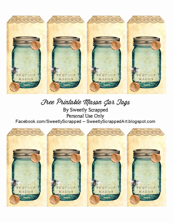 Printable Mason Jar Templates Fresh 25 Best Jar Labels Free Jar Labels Jar Label Templates