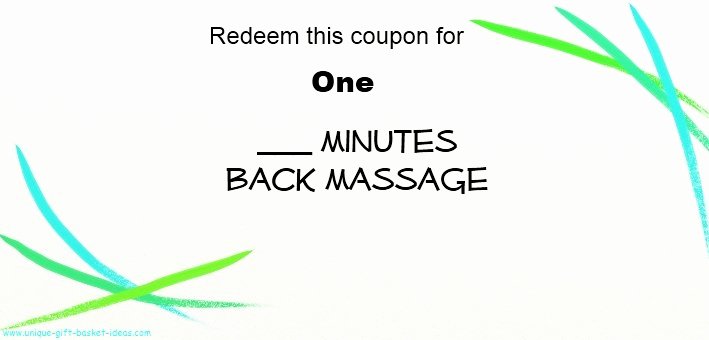 Printable Massage Coupons Inspirational Free Printable Coupons for Unique Gift Ideas