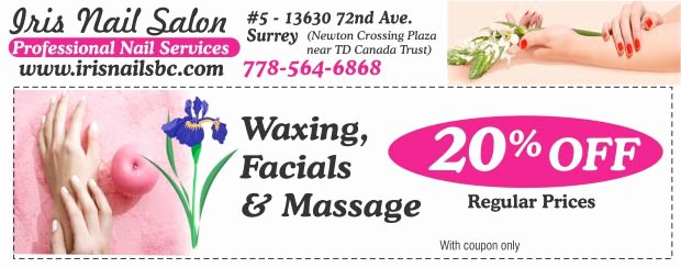 Printable Massage Coupons Unique Massage F at Iris Nail Salon Health &amp; Beauty