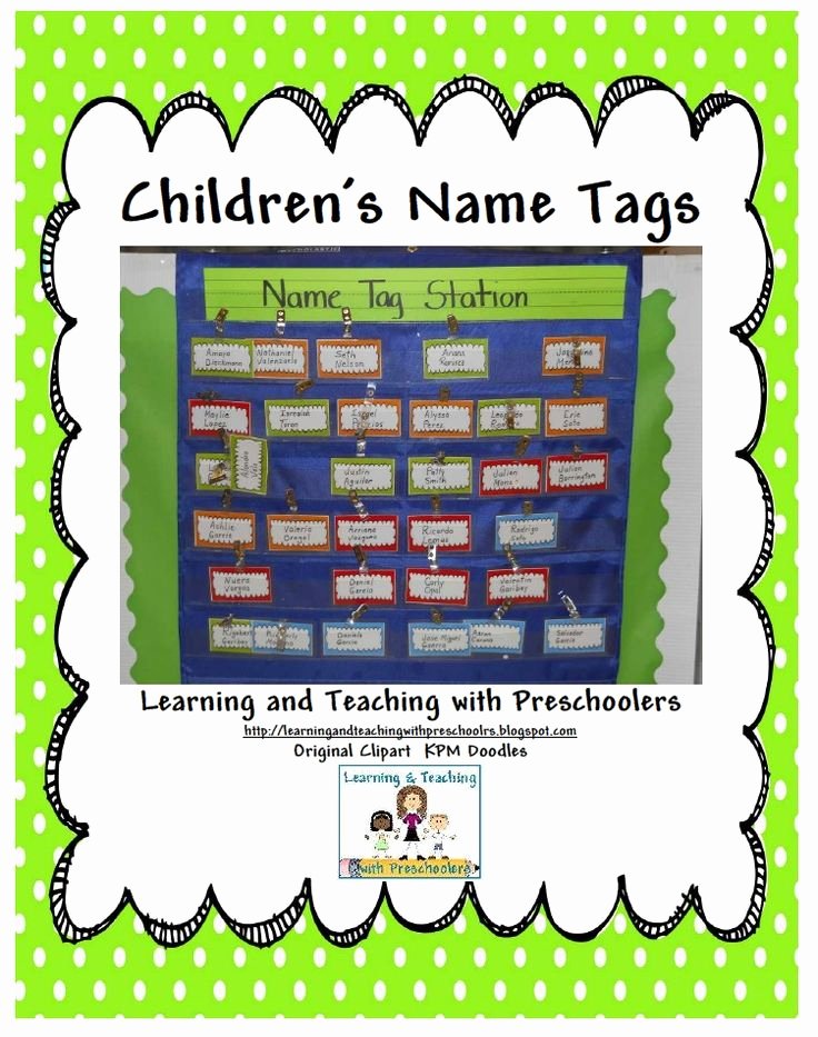 Printable Name Tags for Preschool Beautiful 17 Best Ideas About Preschool Name Tags On Pinterest