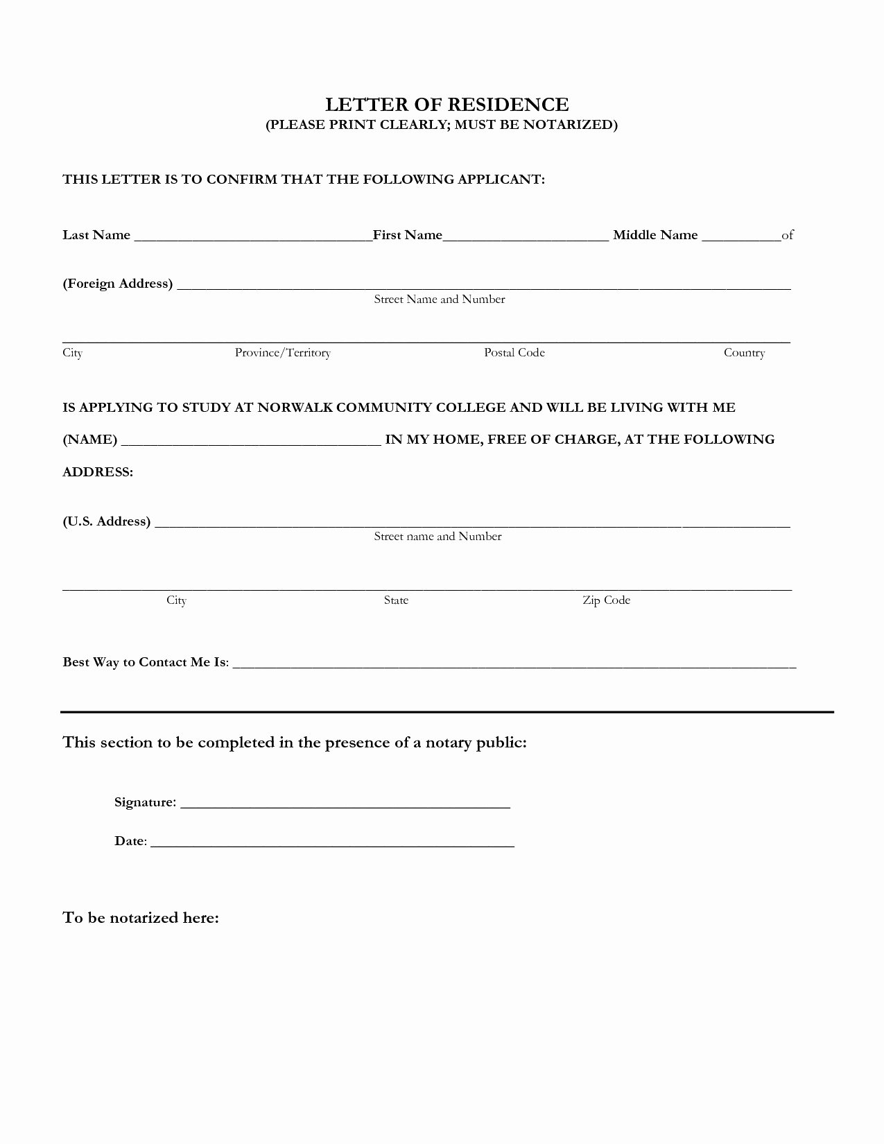 printable-notarized-letter-of-residency-template