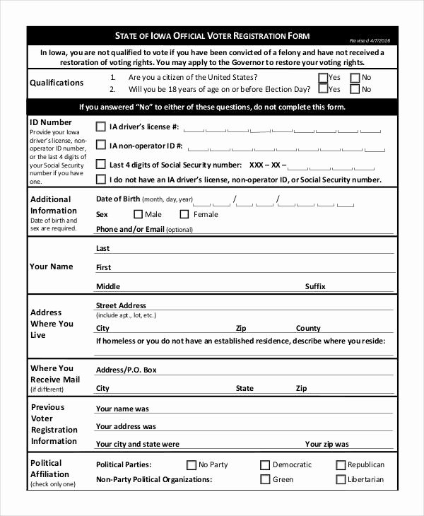 Printable Registration form Template Awesome Printable Registration form Templates 9 Free Pdf