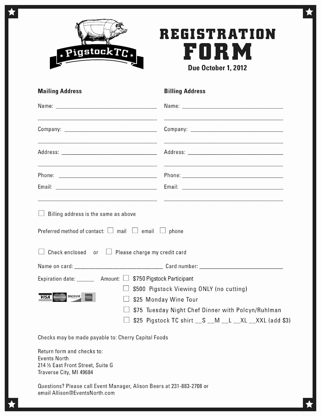 Printable Registration form Template Beautiful Pigstocktc 2012 Pigstocktc Program Schedule &amp; Registration