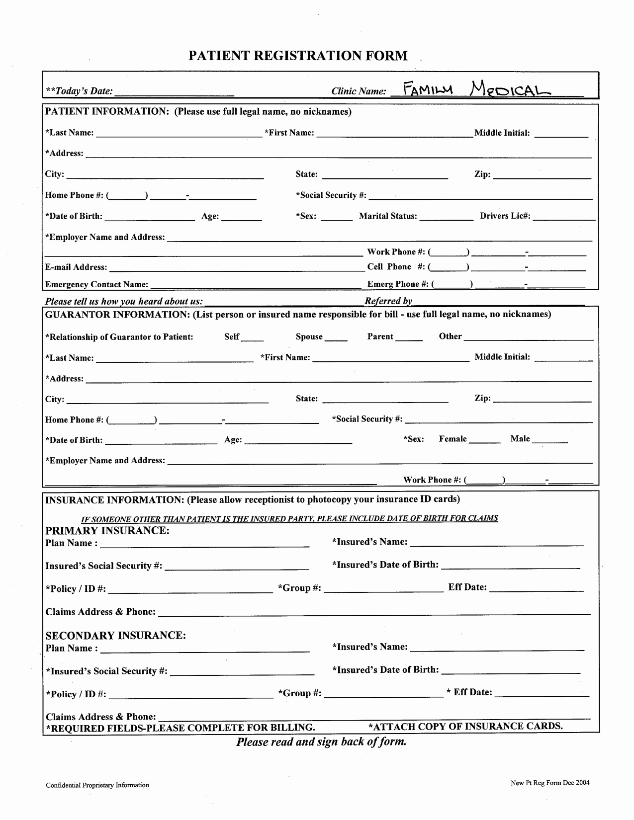 Printable Registration form Template Unique 29 Of Printable Patient Registration form Template