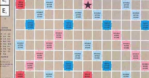 Printable Scrabble Board Template Awesome Scrabble Board Layout Printable Bing