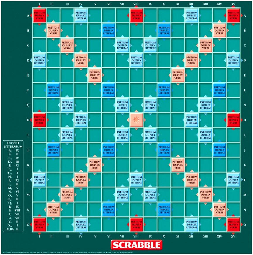 Printable Scrabble Board Template Inspirational 5 Scrabble Board Template Printable Itmto