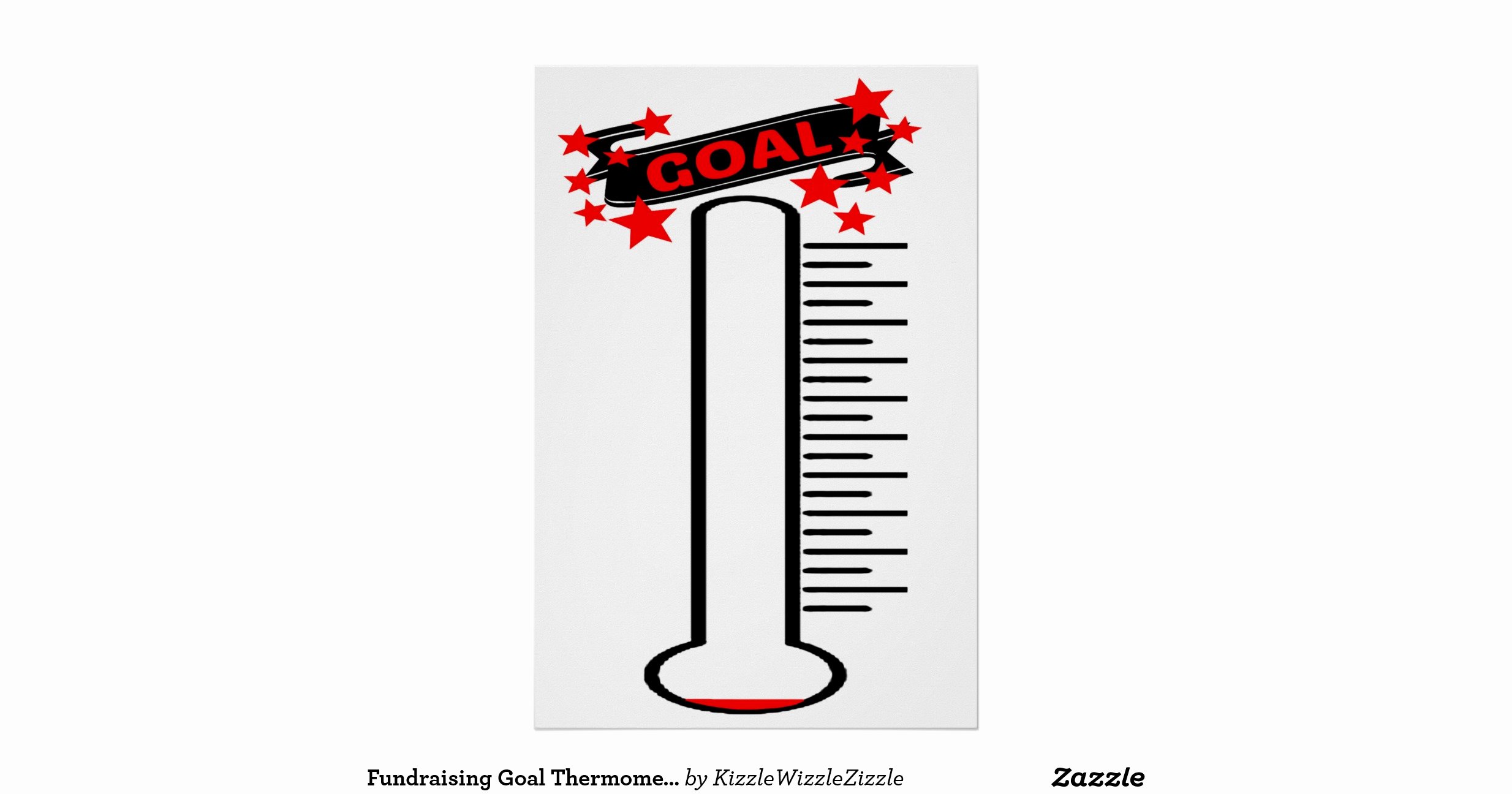 Printable thermometer Goal Best Of Fundraising Goal thermometer Blank Goal Posters