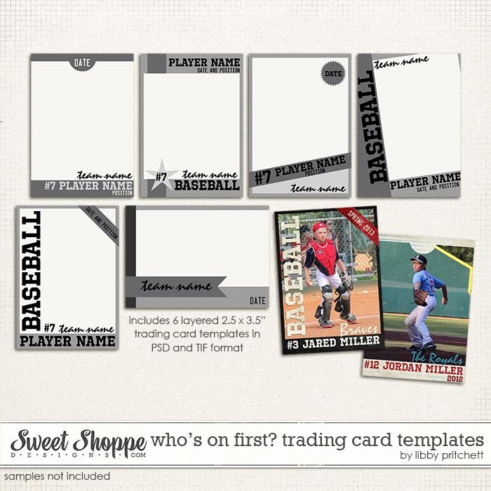 Printable Trading Card Template Beautiful Baseball Card Templates Digital Wishlist