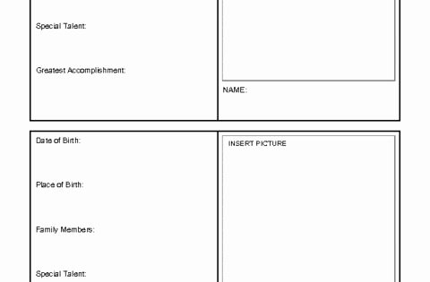 Printable Trading Card Template Lovely Printable Trading Card Template