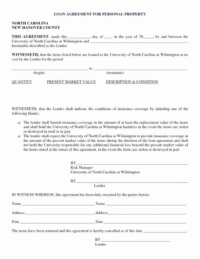 Private Settlement form Beautiful Loan Agreement format