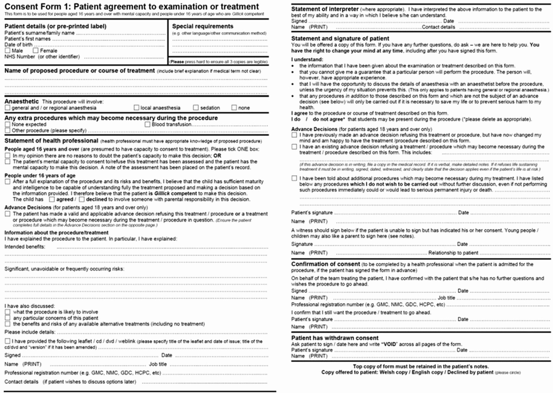 Procedure Consent form Unique Improving Consent form Documentation and Introduction Of