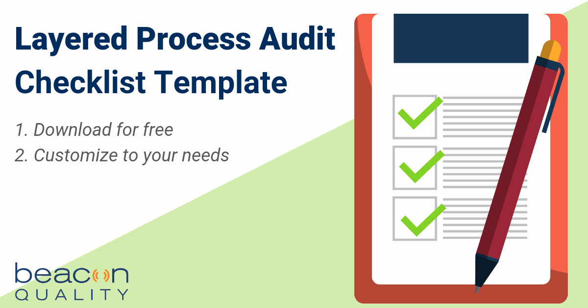 Process Audit Template Awesome Beacon Quality Blog