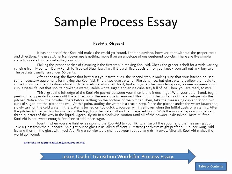 Process Essay Example Cooking Lovely 19 Examples Of Process Essays Pdf