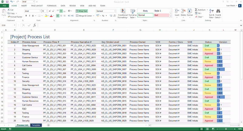 Process Map Template Excel Beautiful Business Process Design Templates – Ms Word Excel Visio