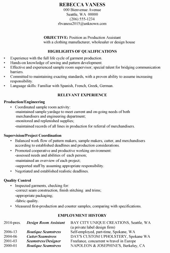 Production assistant Resume Examples Best Of Production Resume Samples Archives Damn Good Resume Guide